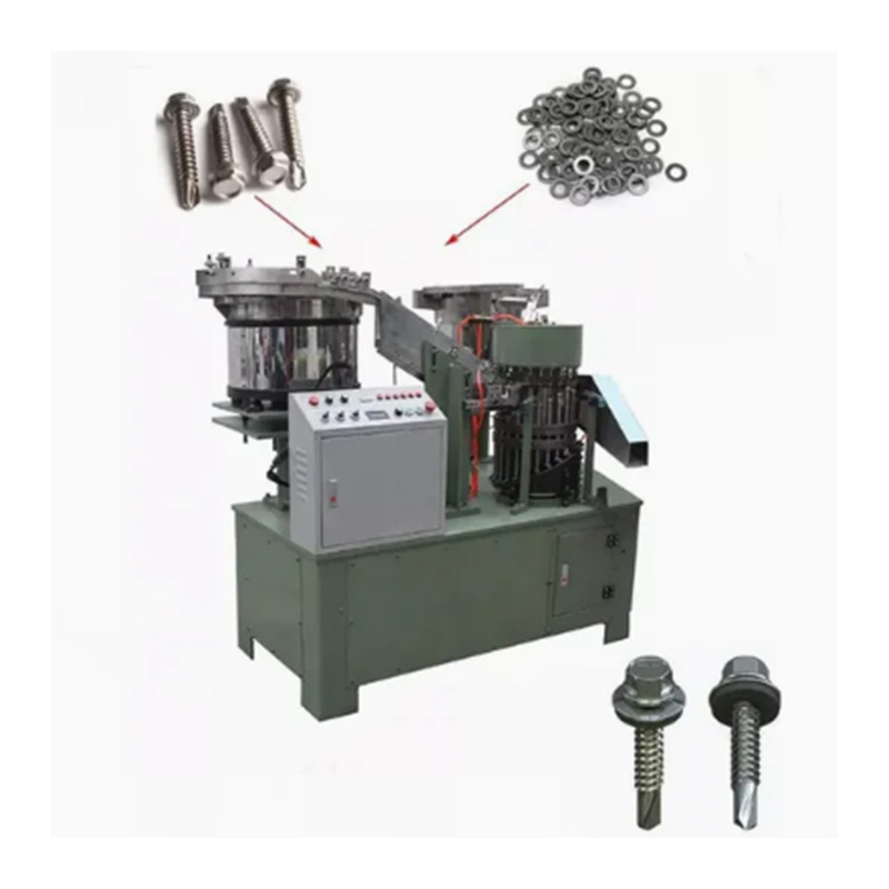 Självborrande skruvbricka monteringsmaskin